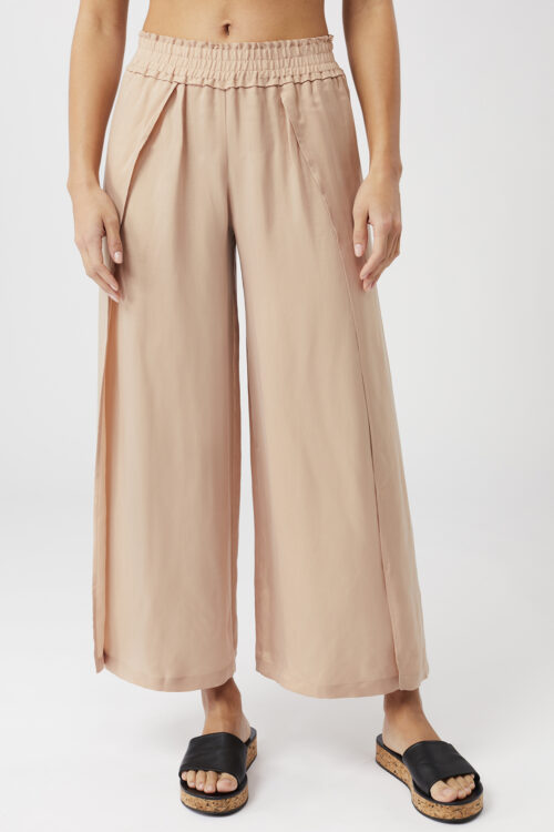 Široké nohavice z vegánskeho hodvábu Bali Pants Mandala