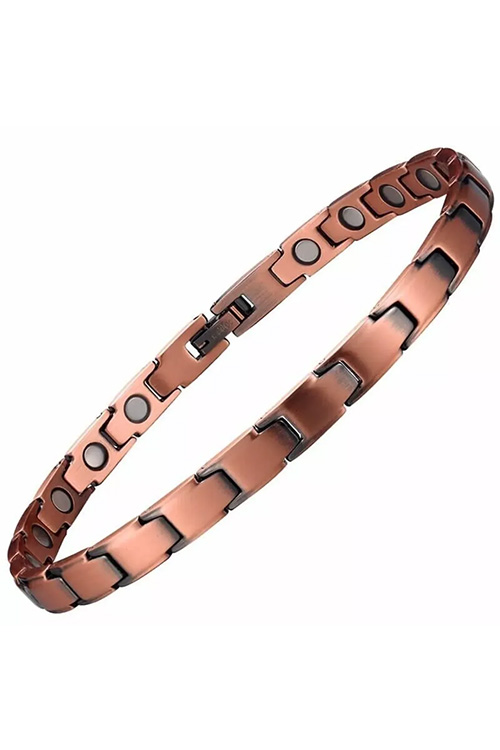 Luxusný zdravotný náramok magnetický medený