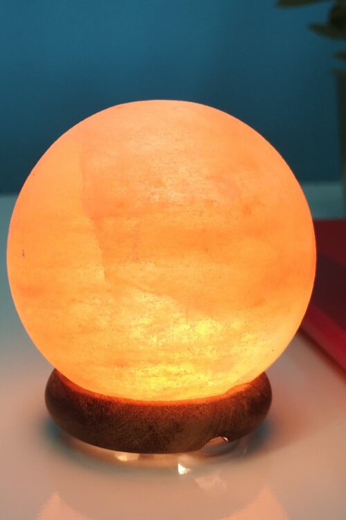 Himalájska soľná lampa guľa Sphere