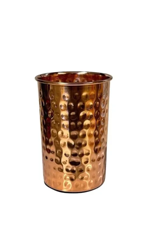 Medený pohár na vodu 300 ml Tepaný
