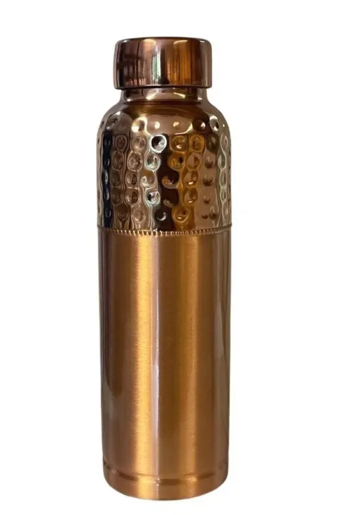 Medená fľaša na vodu 1 liter Tepaná