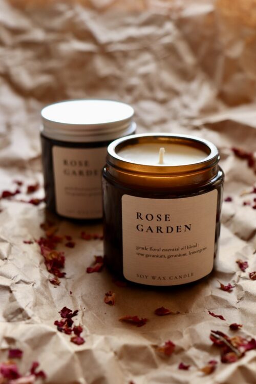 Darčekový box Sviečka s mydlom Hygge Floral Box