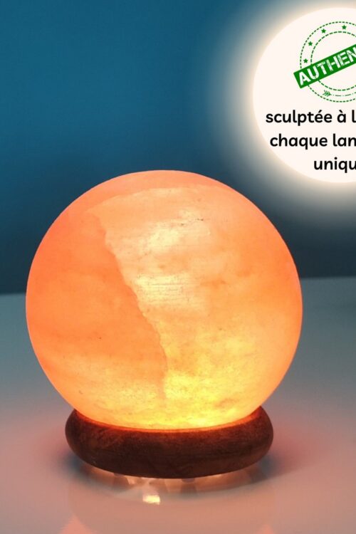 Himalájska soľná lampa guľa Sphere