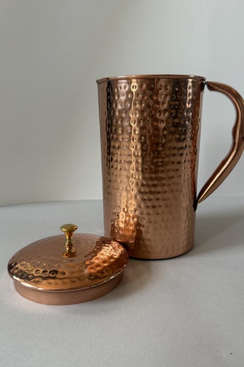 Medená kanvica na vodu 1,5 liter Tepaná