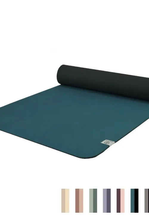 Joga podložka SUPERIOR TPE Eco Extra hrubá 6 mm Oceľovomodrá