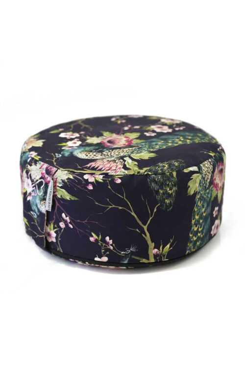 Okrúhly meditačný vankúš 30 cm s BIO pohánkou