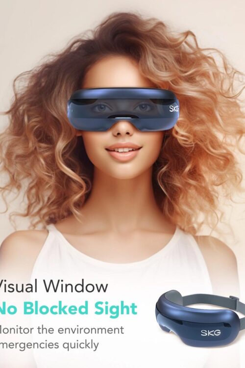 Masážny prístroj na oči a spánky s okienkom SKG E3 PRO