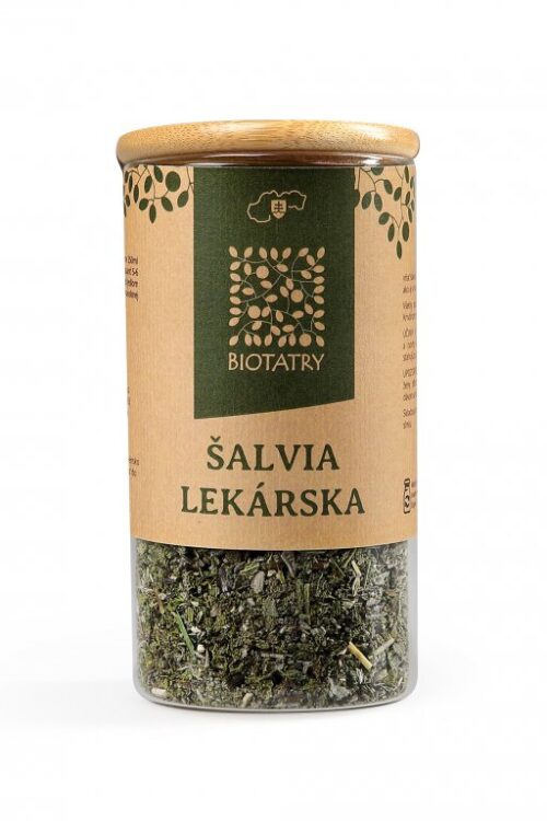 BIO bylinný čaj Šalvia lekárska 40 g dóza BIOTATRY