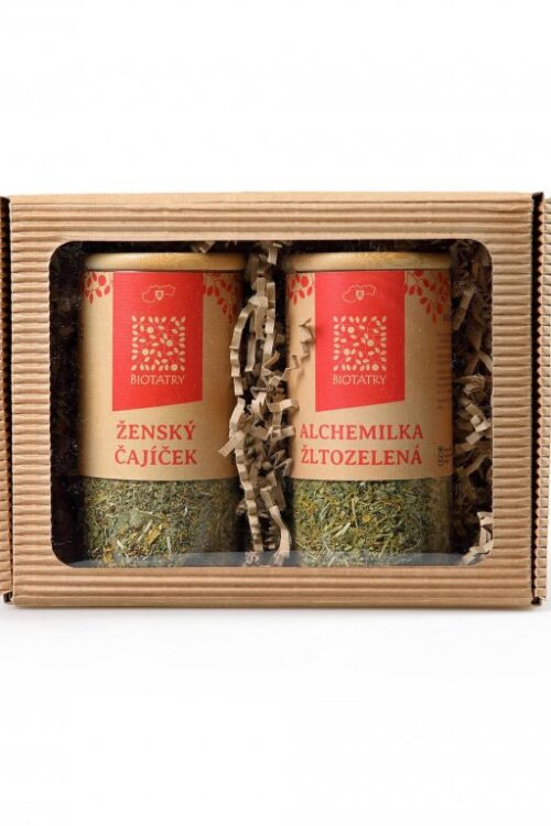 BIO bylinná čajová zmes Ženské DUO 2 dózy BIOTATRY