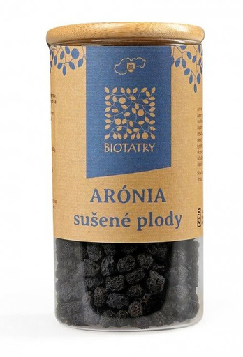 Arónia sušené plody 150g dóza BIOTATRY
