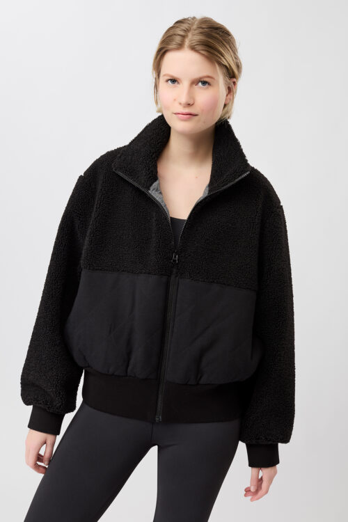 Hrejivý bomber Warm Up Bomber Mandala JA93FL01 Black