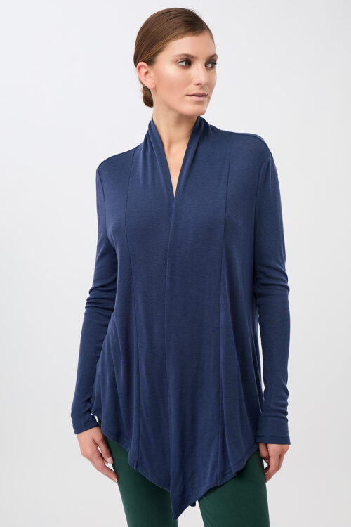 Všestranný zavinovací sveter Allround Jacket Mandala JA20KN01 Blue