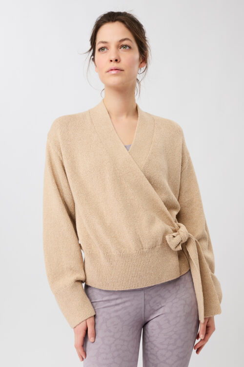 Zavinovací kardigán Feel Good Cardigan Mandala JA45KN04 Crema