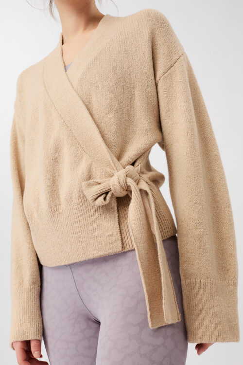 Zavinovací kardigán Feel Good Cardigan Mandala JA45KN04 Crema