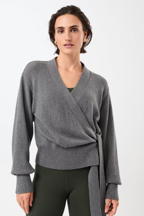 Zavinovací kardigán Feel Good Cardigan Mandala JA45KN04 Nox