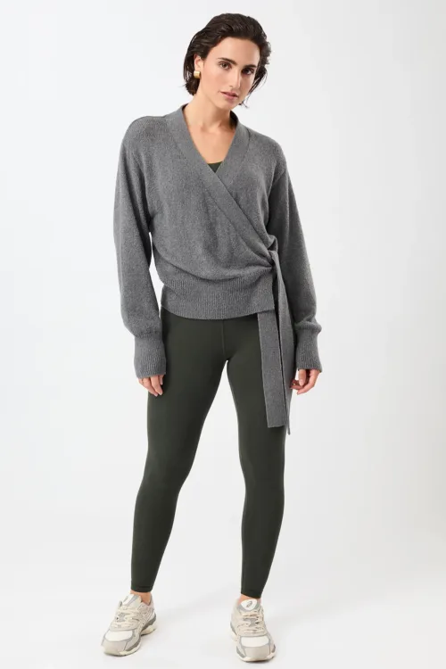 Zavinovací kardigán Feel Good Cardigan Mandala JA45KN04 Nox