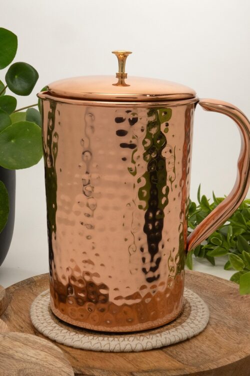 Medená kanvica 2 l robustná 760 g Tepaná