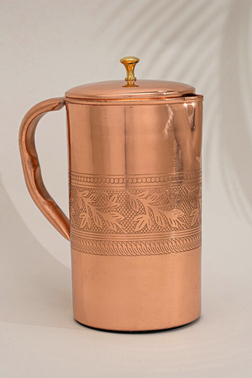 Medená kanvica 1,5 liter Gravírovaná