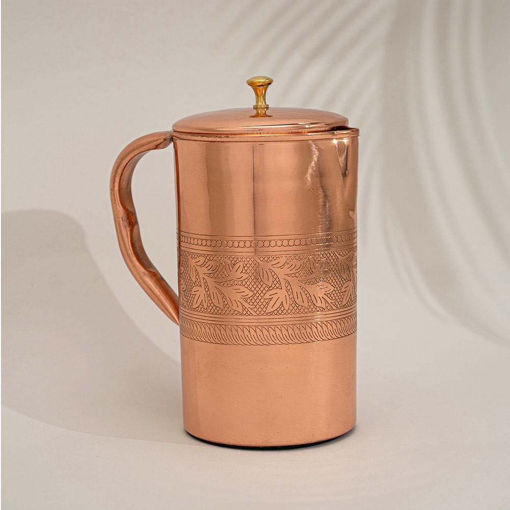 Medená kanvica 1,5 liter Gravírovaná Medená kanvica 1,5 liter Gravírovaná